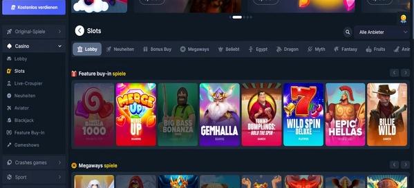 Coins.game Slots Desktop 